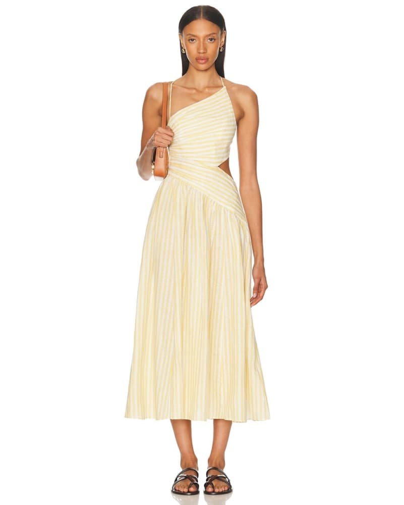 Zimmermann Yellow Dress | Linen Dress, Sunset Outfits, Sunset Theme, Zimmermann Dress - Image 5