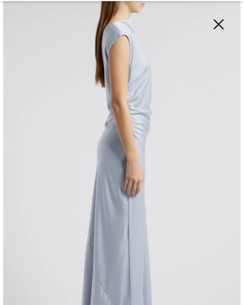 WAYF Satin Formal Gown - Image 2