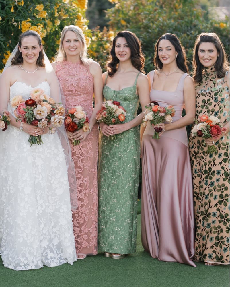 Green Brocade Bamboo Dress - Image 5