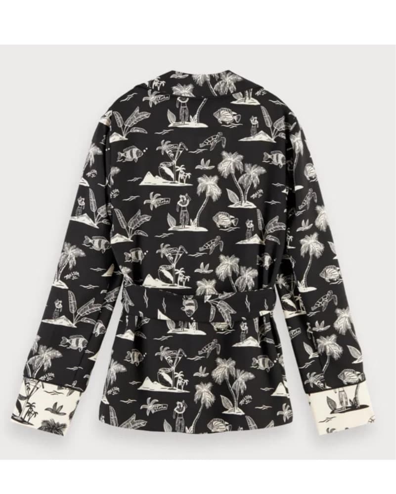 Scotch & Soda belted Blazer Top - Image 2