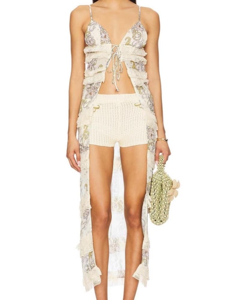 Agua Bendita x Revolve Saphiro top - Image 1