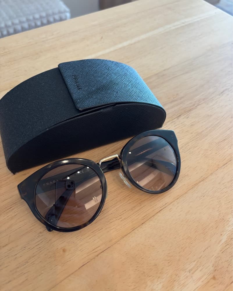 Prada Rounded Sunglasses - Image 1