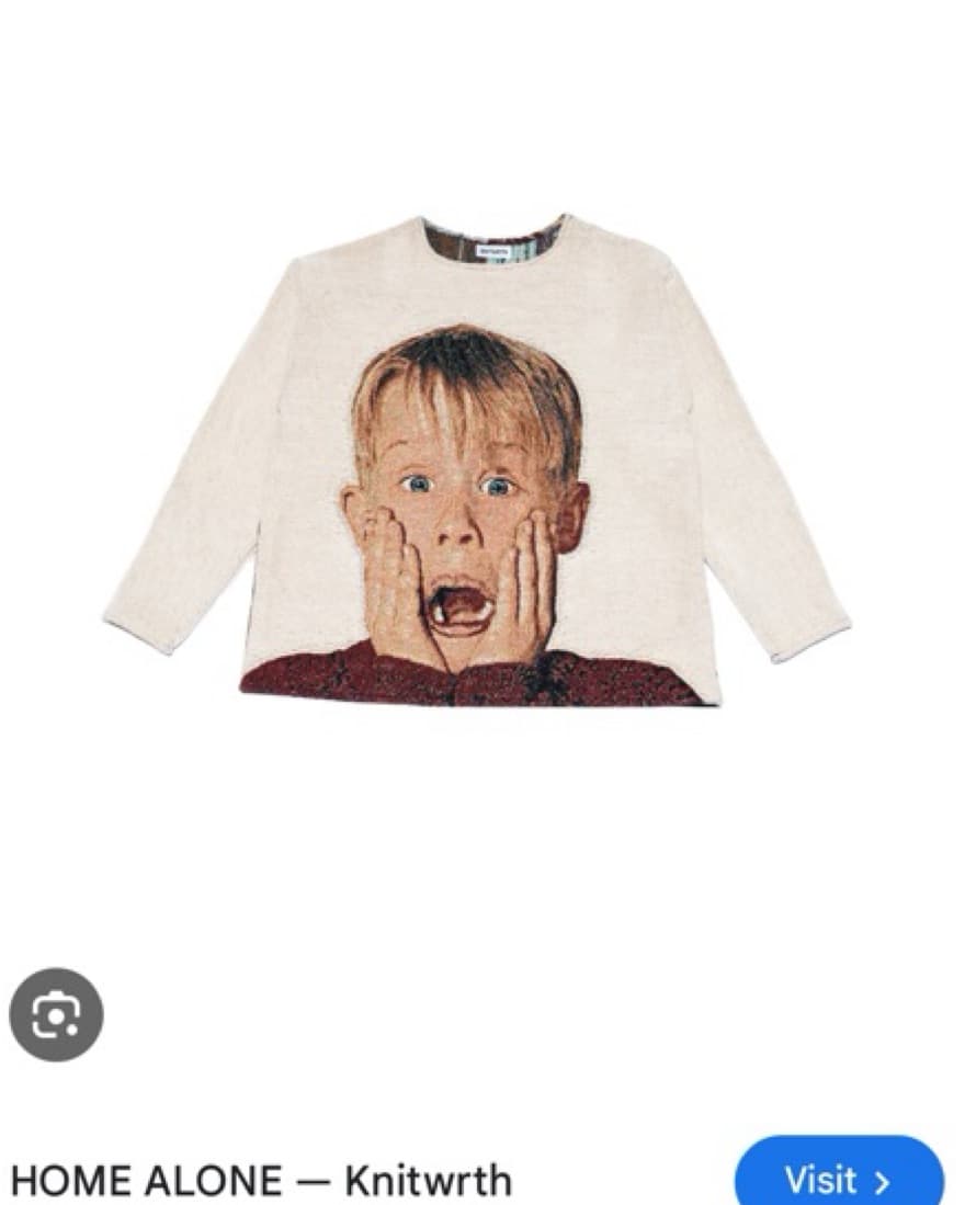 Knitwrth Home Alone Christmas Sweater - Image 1
