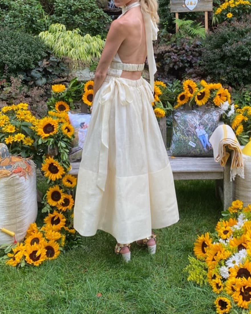 Zimmermann Linen Halter Dress - Image 6