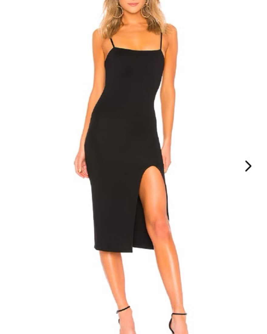 midi black dress  - Image 1