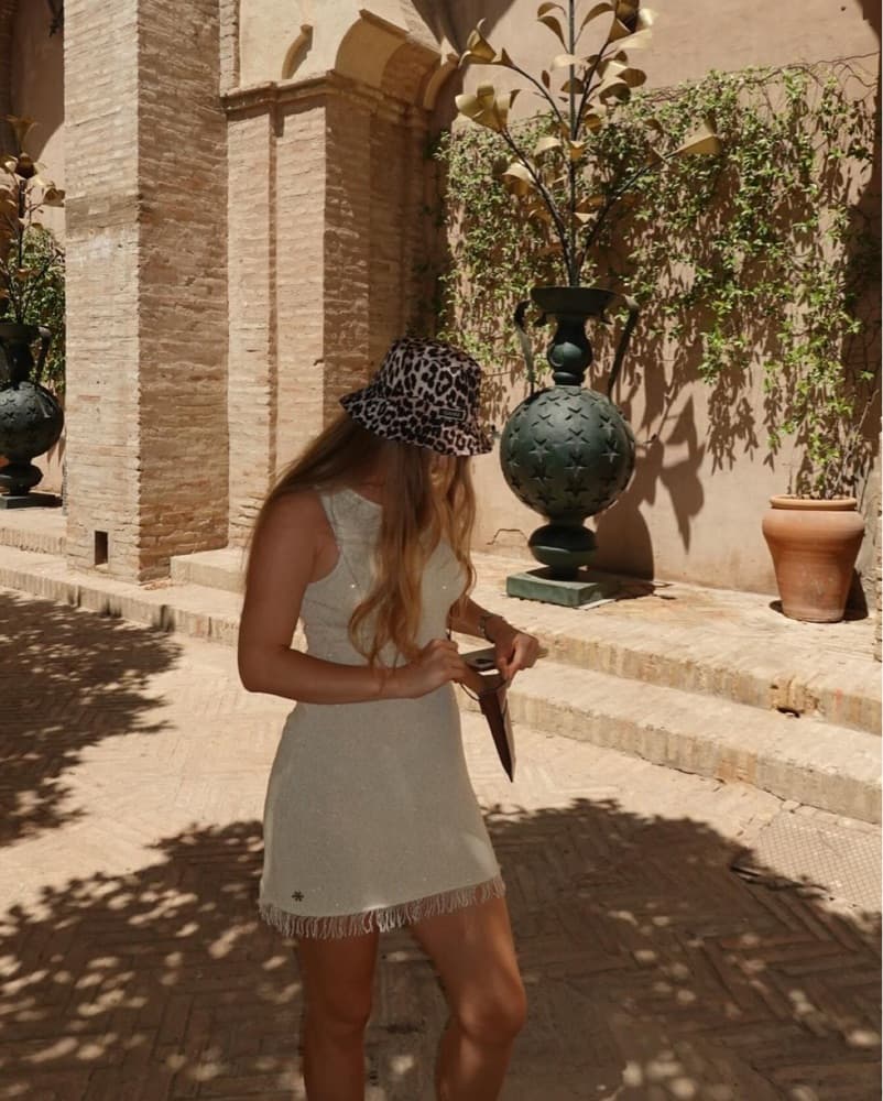 Asta Resort Natalia Mini Dress - Ivory - Image 11