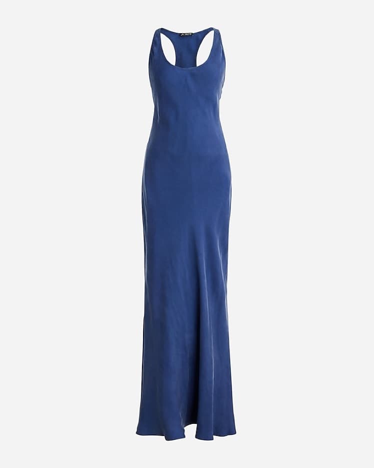 BLUE SLIP DRESS - Image 1