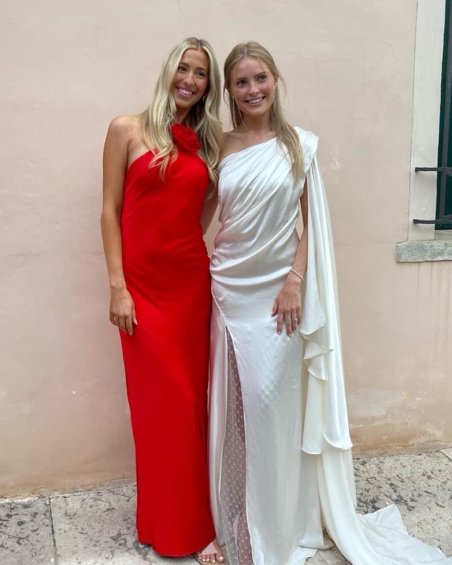 Red Lovers & Friends Gown - Image 2