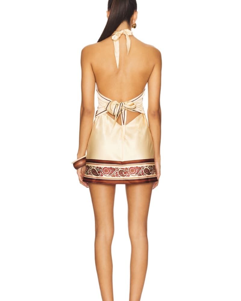 Adelaide Dress in Terracotta Bandana - Image 2