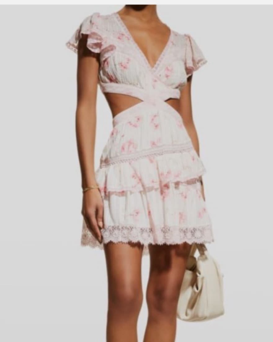 LoveShackFancy Audrina Mini Dress - Image 3