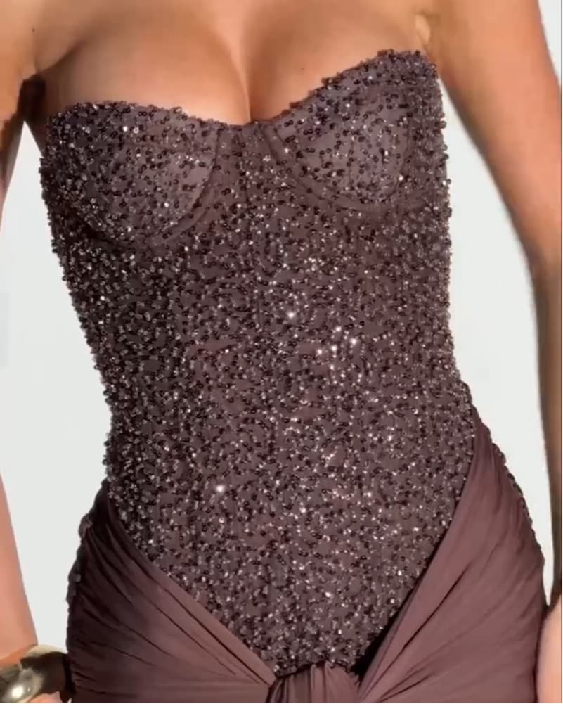 Captivating Sequin Gown - Image 4