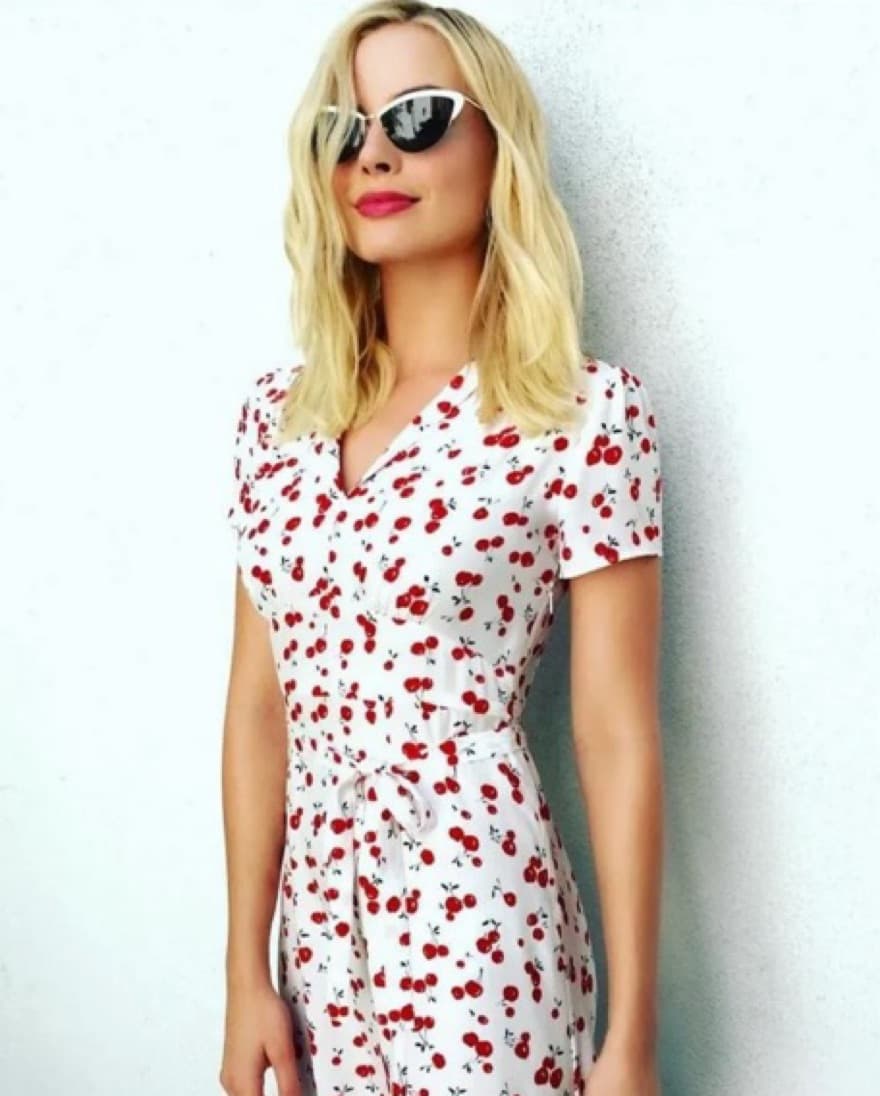 HVN Cherry Silk Mini Dress  - Image 4