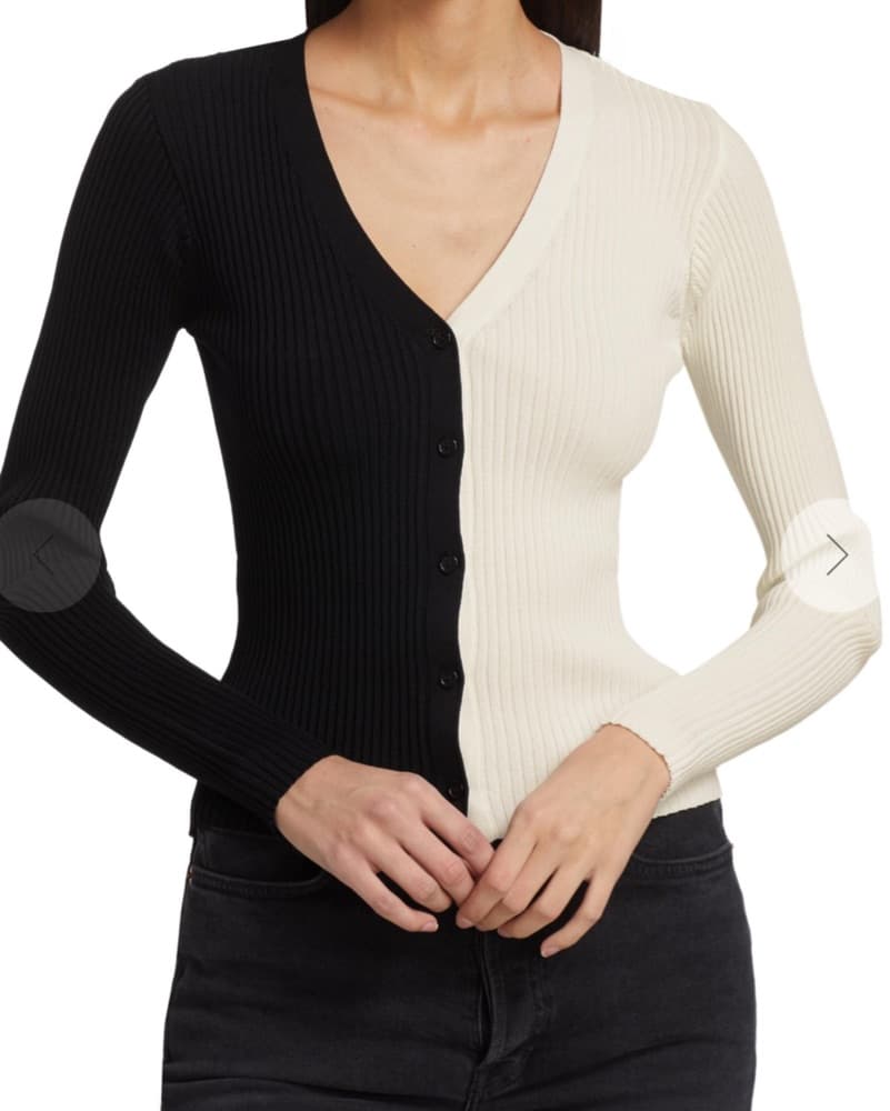 Staud Colorblock Sweater - Image 1