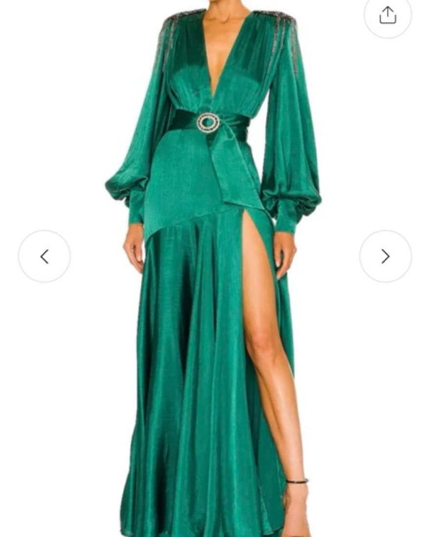 Emerald Green Maxi Gown Bronx And Blanco - Image 3