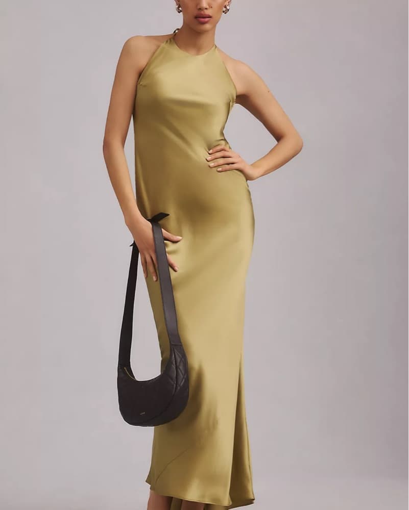Reformation Champagne Jeany Dress - Image 1