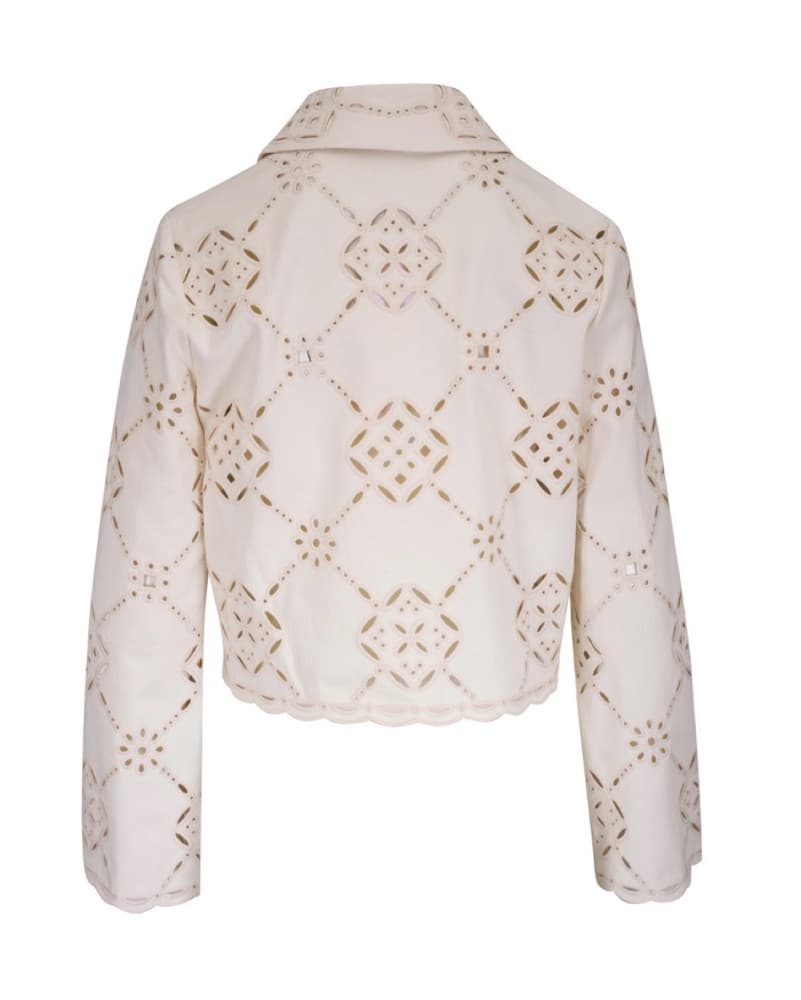 Veronica Beard Adelaide Eyelet Jacket 4 - Image 3