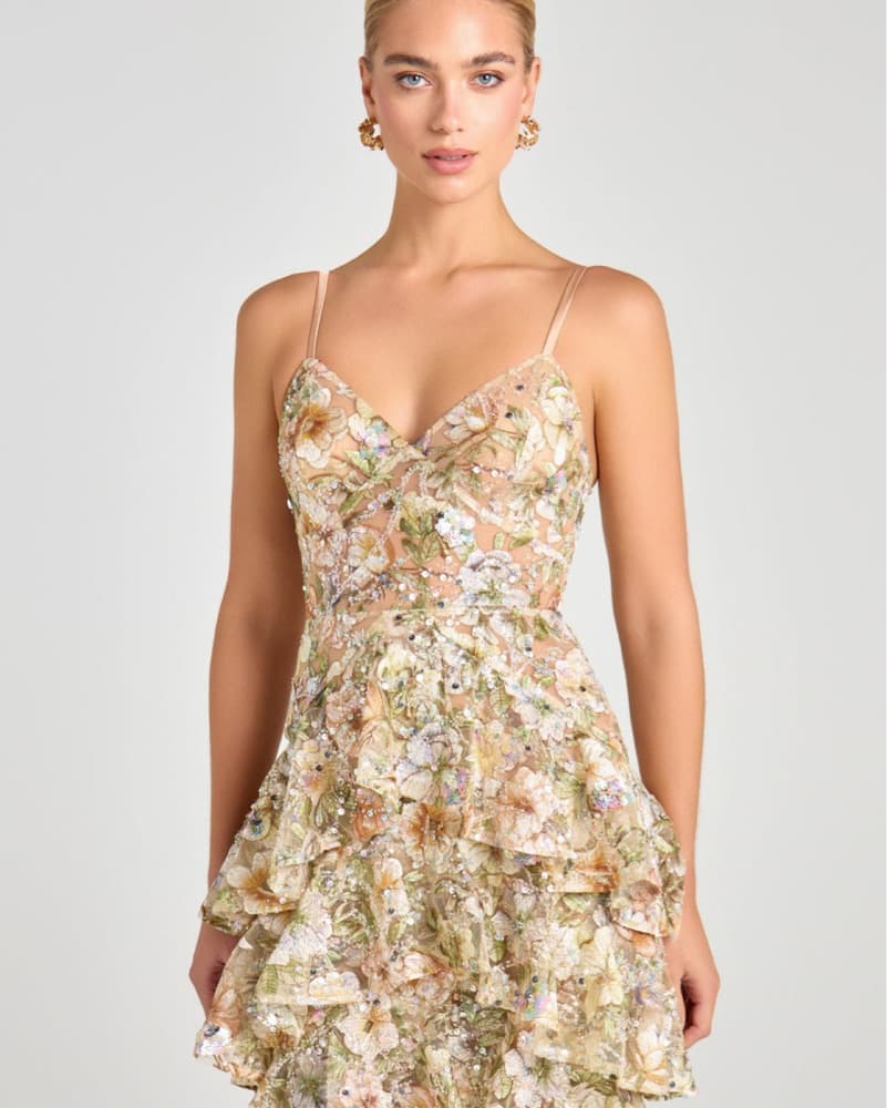 Nadine Merabi Saffron Dress - Image 2