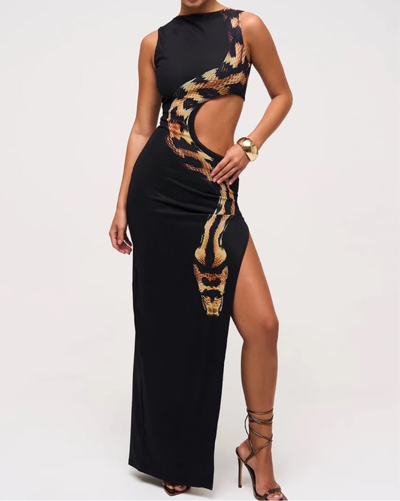 Captivating Cutout Maxi Dress - Image 3