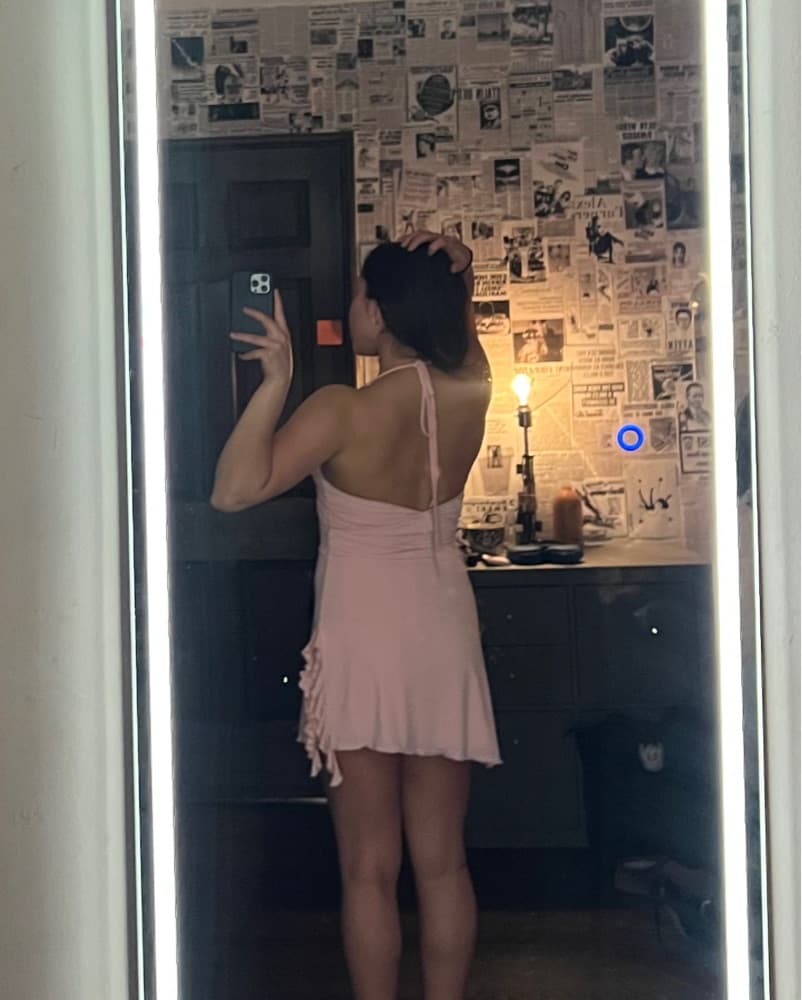 Lace Halter Top Dress - Image 3
