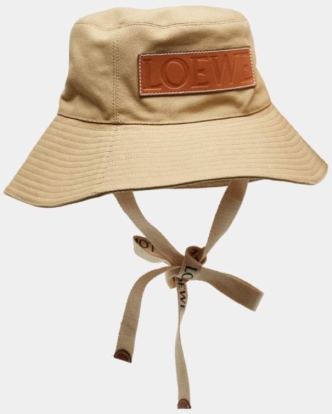 Loewe X Paula Ibiza Beige Bucket Hat - Image 1