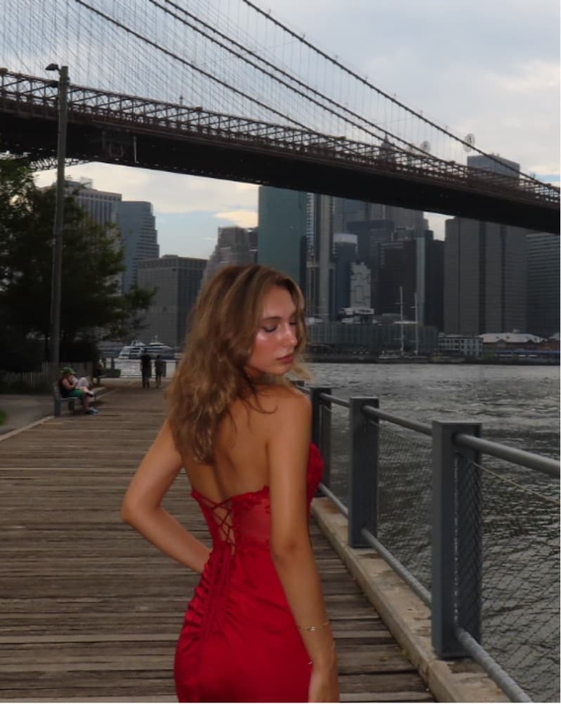 Shayla Strapless Corset Lace Formal Dres - Image 2