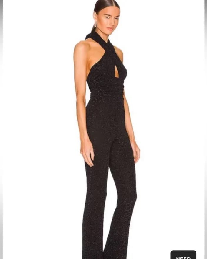Camila Coelho Emery Black Jumpsuit - Image 2