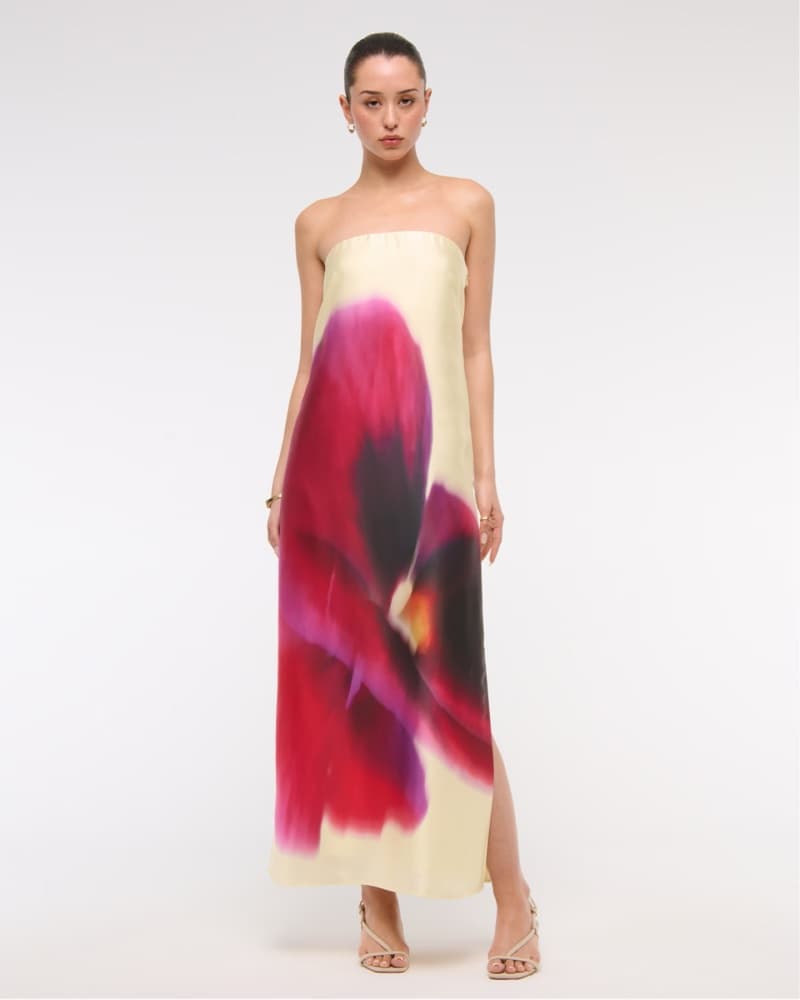 The A&F Julia Strapless Slip Maxi Dress - Image 2