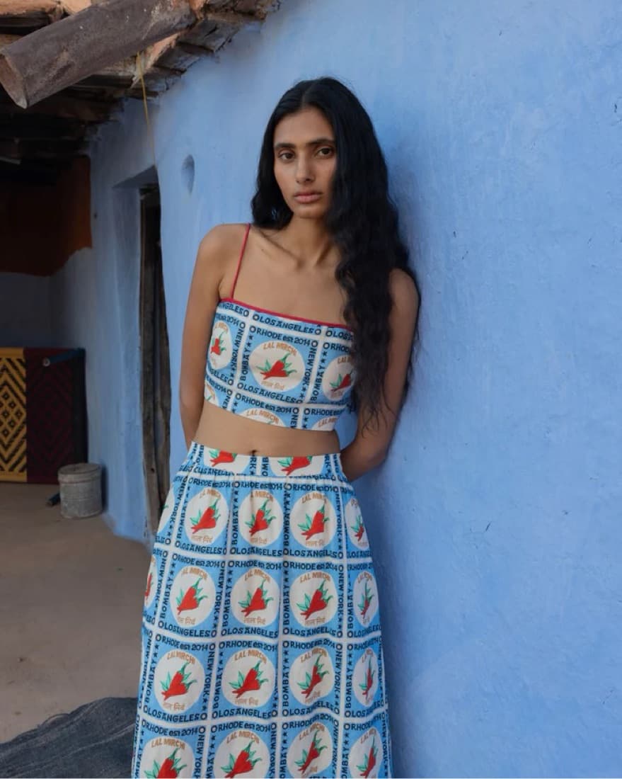 Rhode Lal Mirchi Set  - Image 2