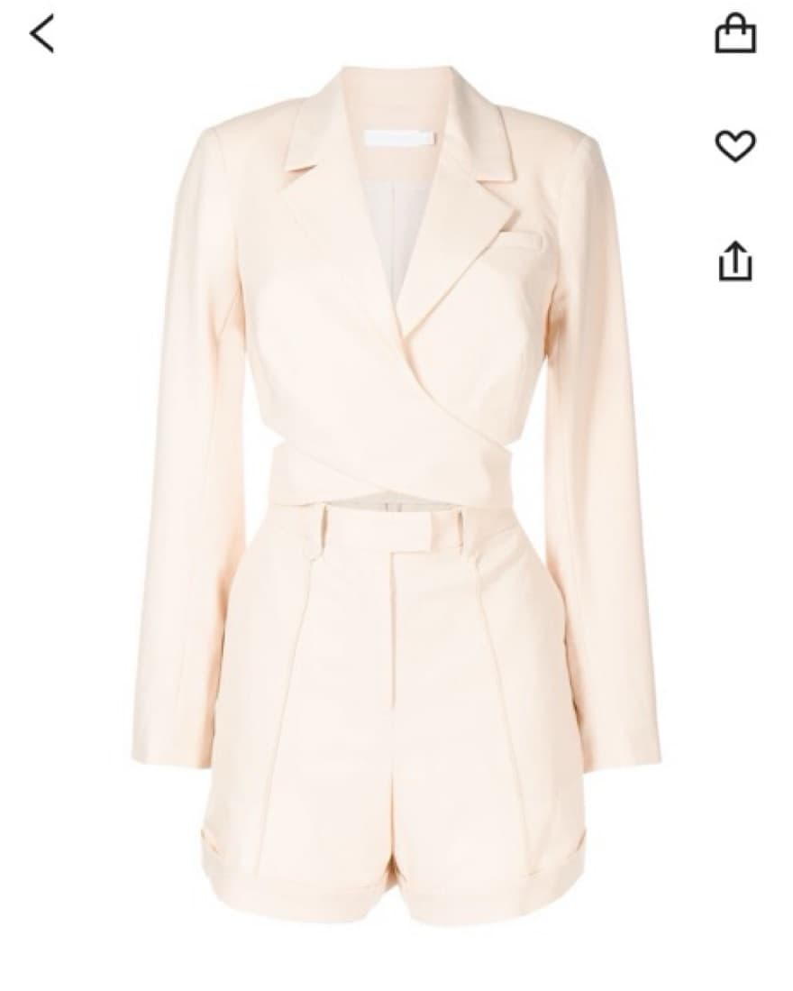 Simkhai Nella Tailored Romper - Image 3