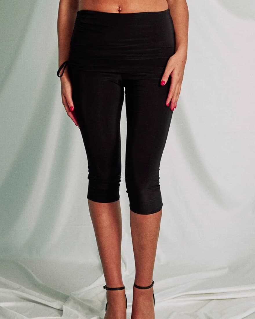 Public Desire Black Capris - Image 1