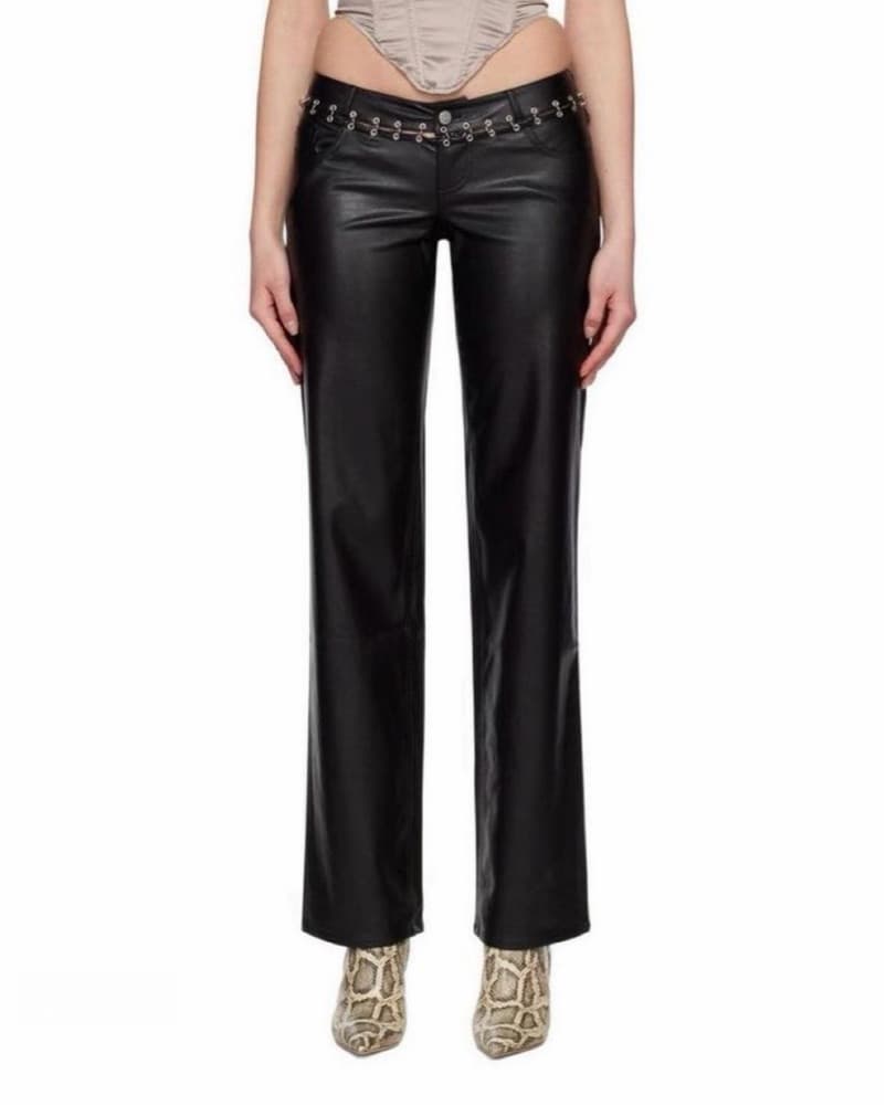 Miaou Leather Pants  - Image 3