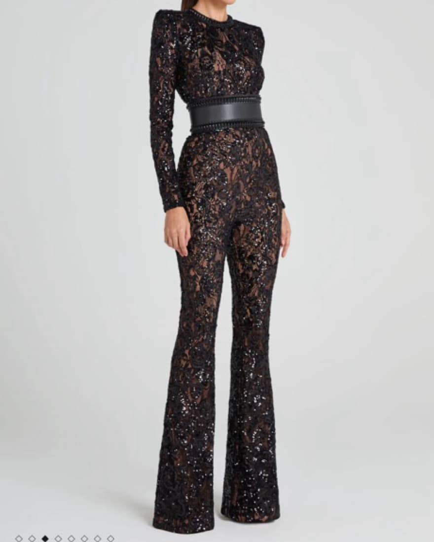 Bella Black Jumpsuit - Image 2