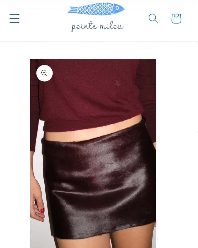 Pointe Milou Pony Mini Skirt  - Image 1