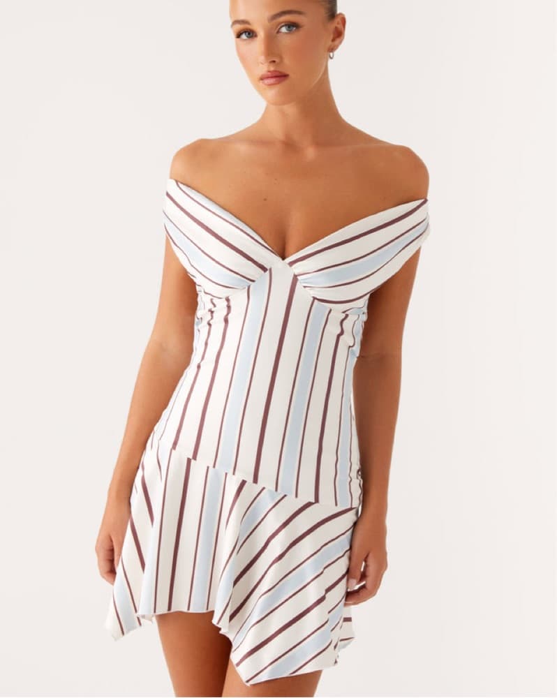 Off The Shoulder Mini Dress  - Image 5