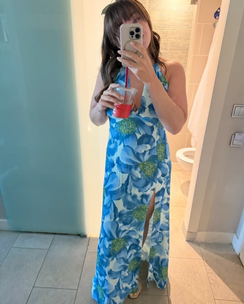Reformation Open Slit Gown - Image 3