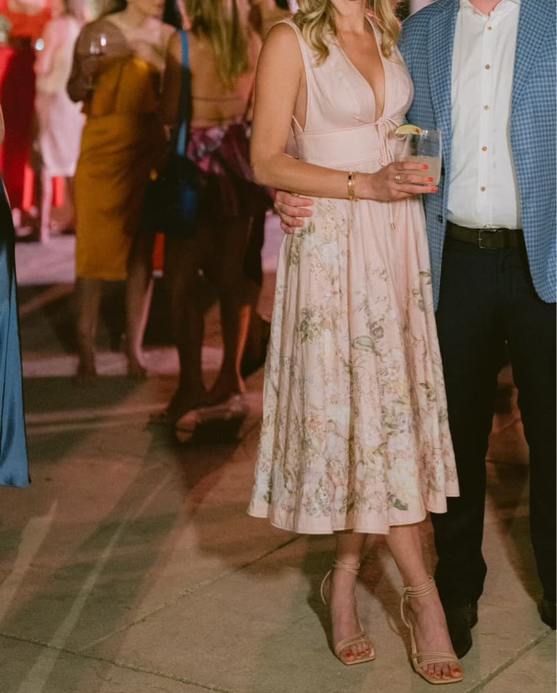 Zimmermann Waverly Plunge Midi Dress - Image 2