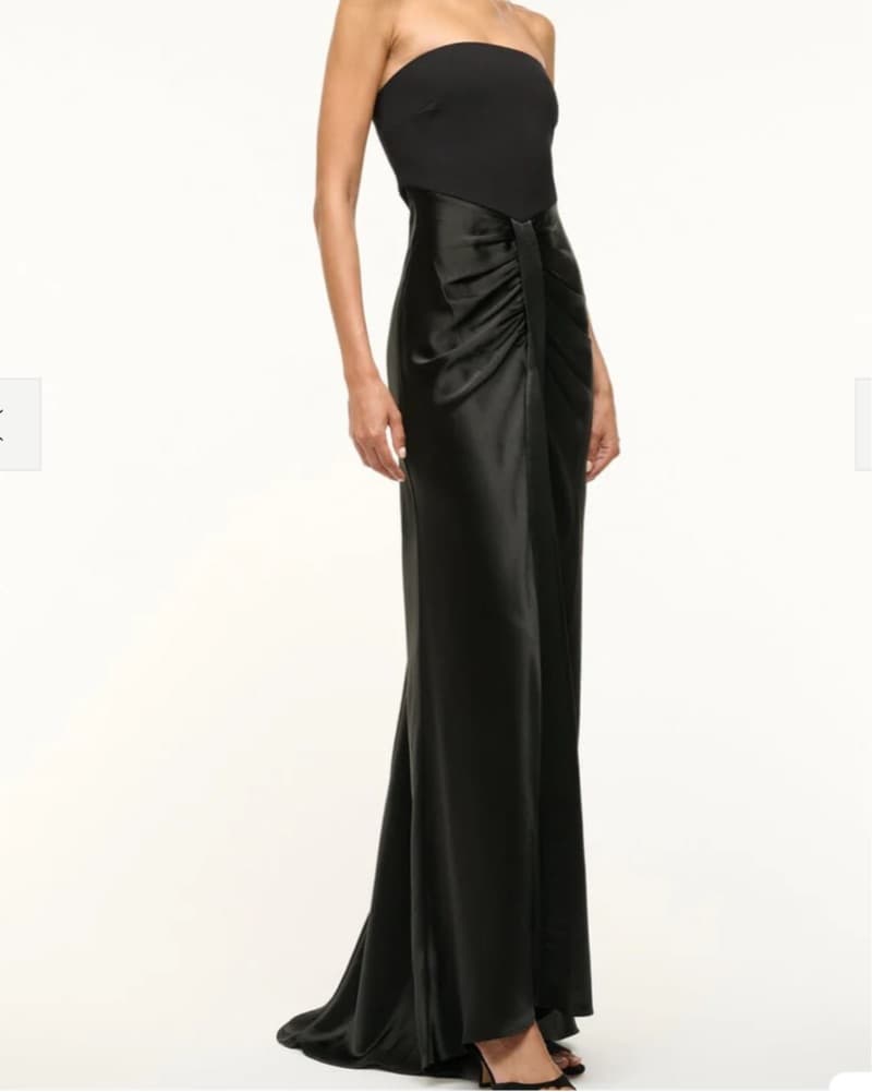 Staud Black Wayfairing Dress - Image 3