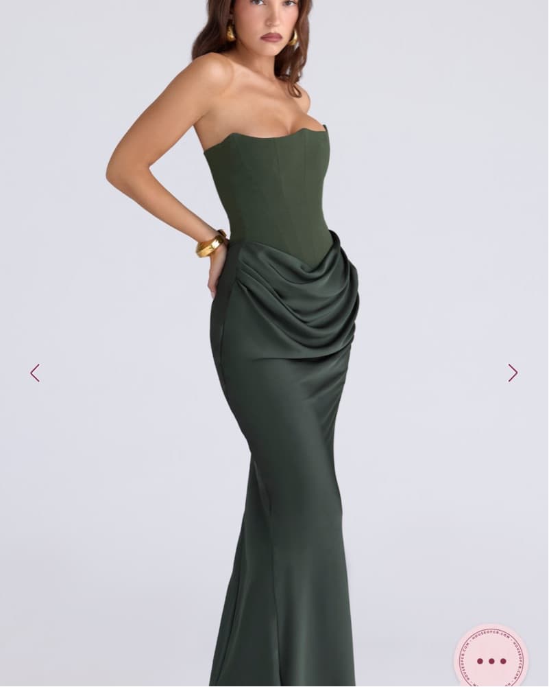 House Of CB Green Persephone Maxi - Image 5