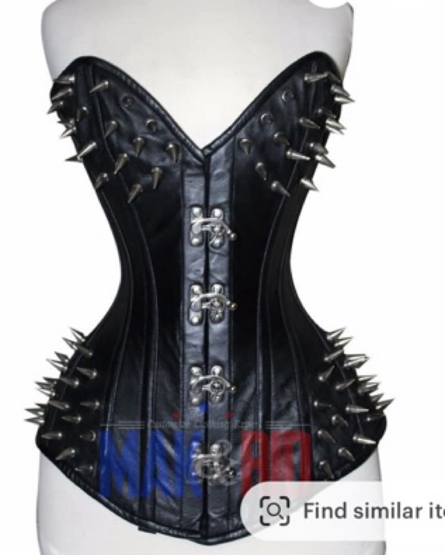 Studded leather corset  - Image 2