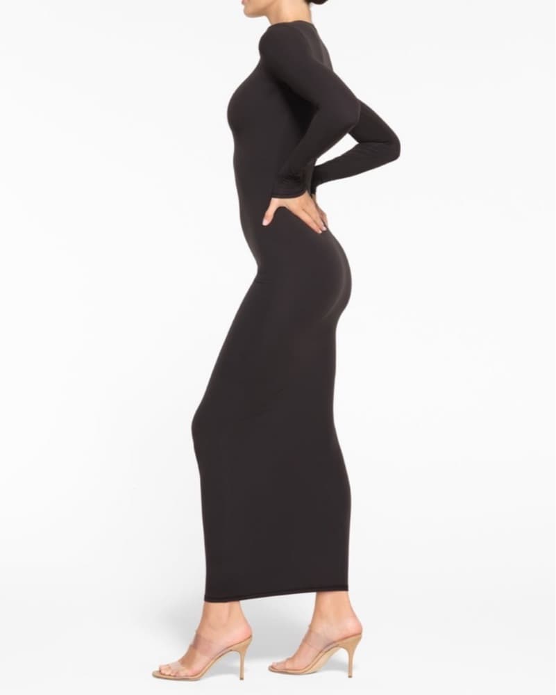 Skims Long Black Dress - Image 3