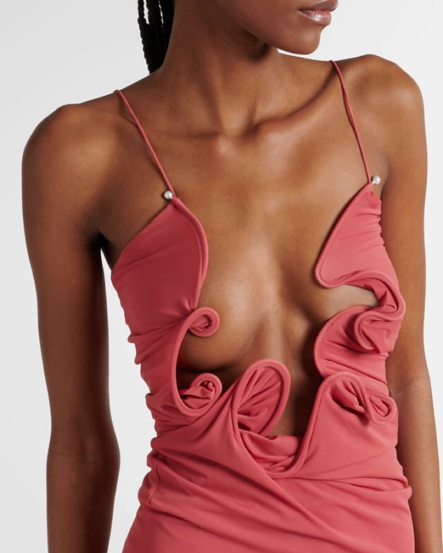 Christopher Esber Venus Dress In Cayenne - Image 2