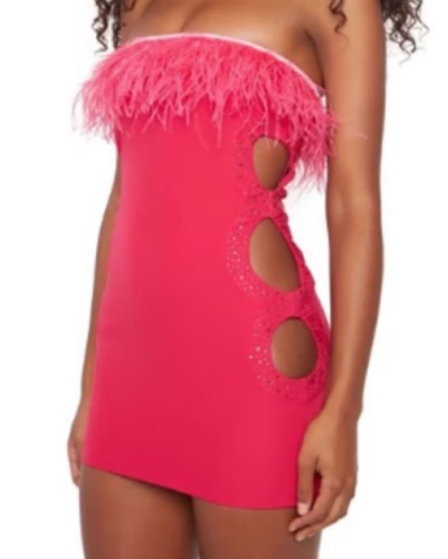 Danielle Guizio Hot Pink Dress - Image 3