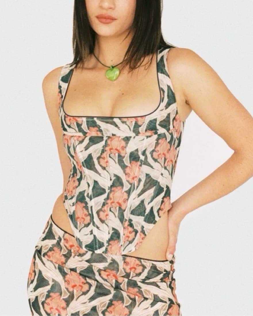 Miaou Campbell Corset Top - Image 1