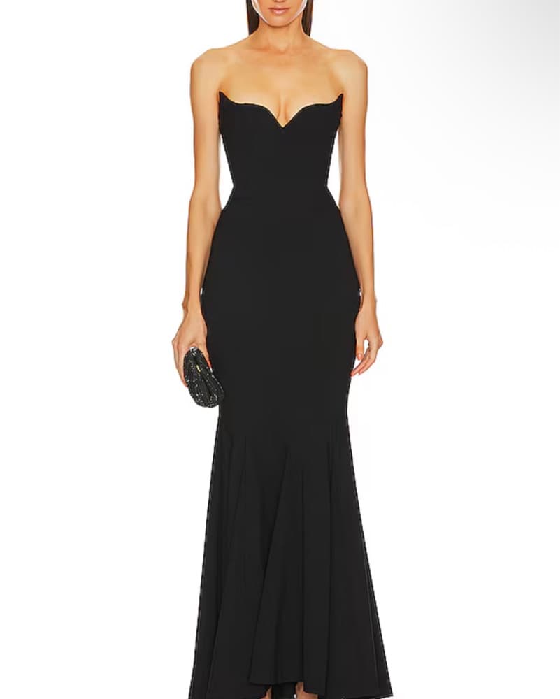 Michael Costello Black gown  - Image 1