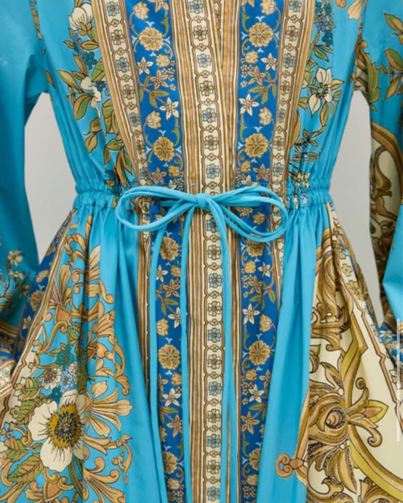 Alemais Blue Cassie Pool Midi Dress - Image 4