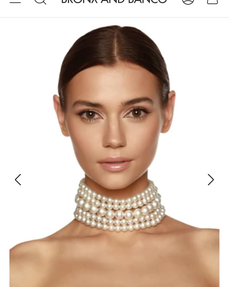 Bronx And Banco 5 String Pearl Choker  - Image 2