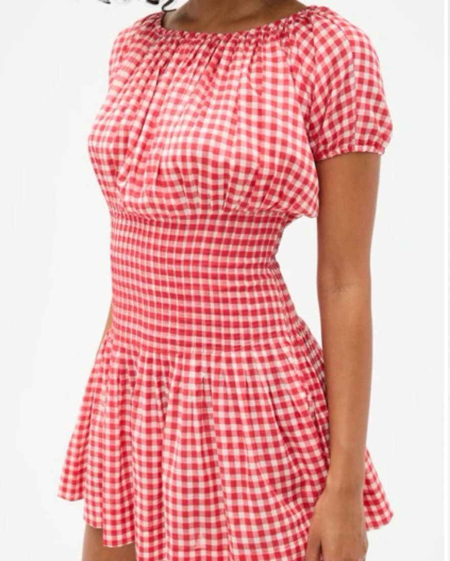 Frankie Bikinis— Sadie Gingham Dress - Image 3