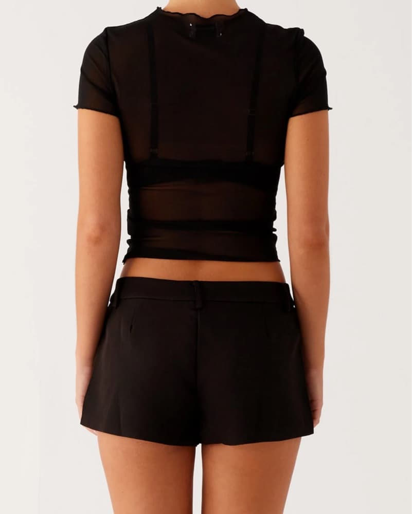 Black Mini Short - Image 2
