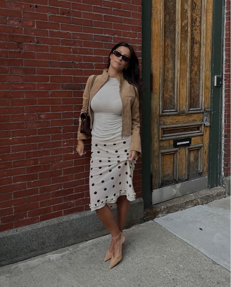 Butter Polka dot skirt  - Image 1
