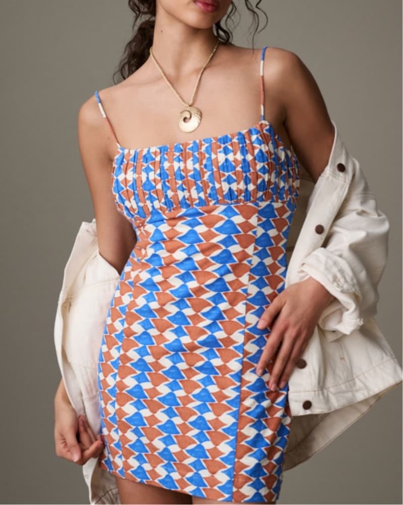 Anthropologie Ophelia Linen Mini Dress - Image 1